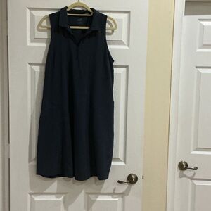Puma lightweight Sleeveless golf Dress - Navy Blue xl worn once like new